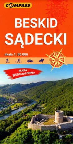Beskid Sądecki. Mapa turystyczna w skali 1:50 000 (wersja wodoodporna)