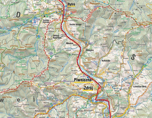 Beskid Sądecki. Mapa turystyczna w skali 1:50 000 (wersja wodoodporna)