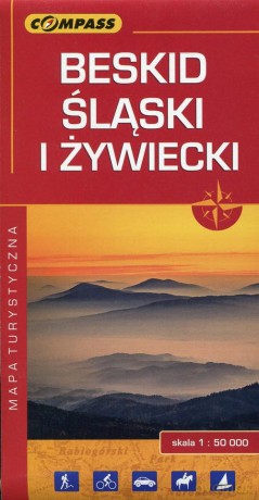 Beskid Śląski i Żywiecki. Mapa turystyczna w skali 1:50 000