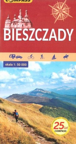 Bieszczady. Mapa turystyczna w skali 1:50 000