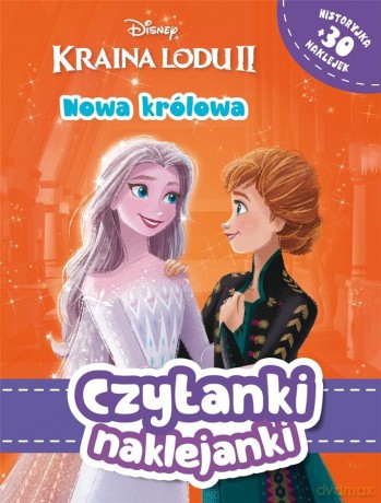 Czytanki naklejanki. Nowa królowa. Disney Kraina Lodu II [KSIĄŻKA]