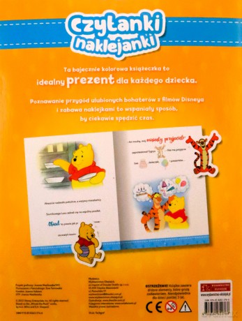 Czytanki naklejanki. Urodziny Kubusia. Disney Kubuś i Przyjaciele [KSIĄŻKA]