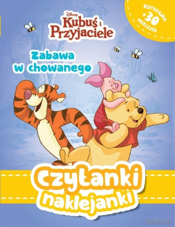 Czytanki naklejanki. Zabawa w chowanego. Disney Kubuś i Przyjaciele [KSIĄŻKA]