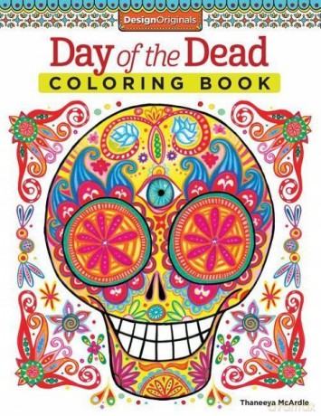 Day of the Dead Coloring Book - Thaneeya McArdle [KSIĄŻKA]