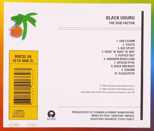 Black Uhuru: The Dub Factor [CD]