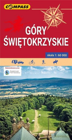 Góry Świętokrzyskie. Mapa turystyczna w skali 1:60 000