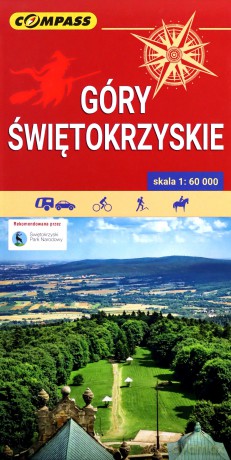 Góry Świętokrzyskie. Mapa turystyczna w skali 1:60 000