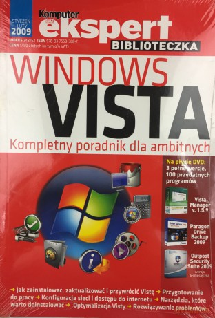Komputer Świat. Ekspert 1/2009. Windows Vista. Kompletny poradnik dla ambitnych [KSIĄŻKA]