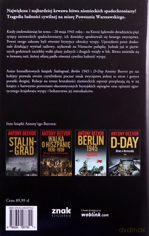 Kreta. Podbój i opór - Antony Beevor [KSIĄŻKA]