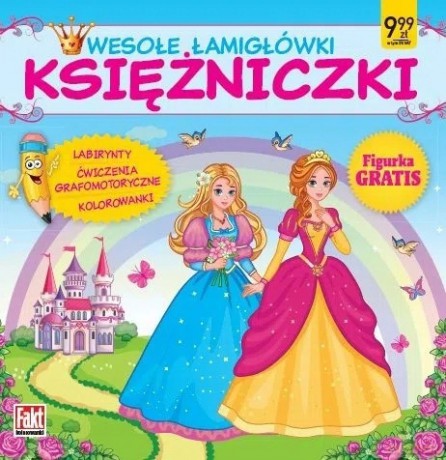 Księżniczki. Wesołe łamigłówki [KSIĄŻKA]