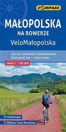Małopolska na rowerze. Mapa rowerowa w skali 1:100 000