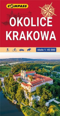 Okolice Krakowa. Mapa turystyczna w skali 1:45 000 (wersja wodoodporna)