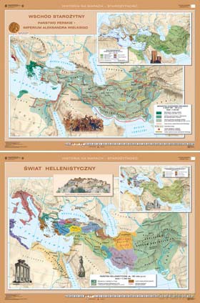 Historia Mapa Ścienna Wschód Starożytny/Świat Hellenistyczny [MAPA]