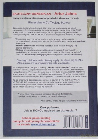 Skuteczny biznesplan - Artur Jahns [KSIĄŻKA]