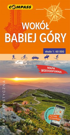 Wokół Babiej Góry. Mapa turystyczna w skali 1:60 000 (wersja wodoodporna)