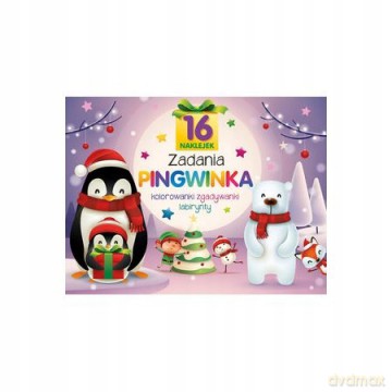 Zadania Pingwinka. Kolorowanki, zgadywanki, labirynty [KSIĄŻKA]