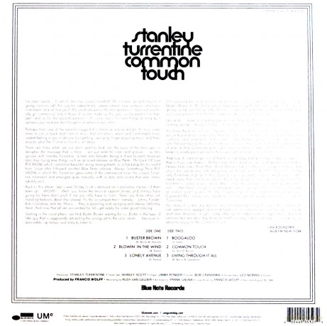 Stanley Turrentine: Common Touch / Classic Vinyl Reissue [Winyl]