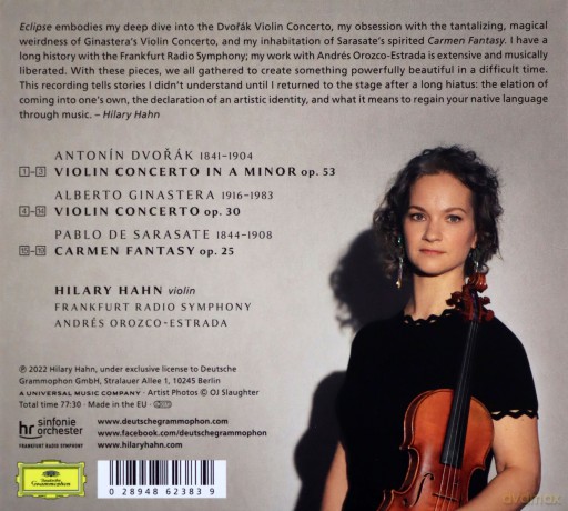 Hilary Hahn: Eclipse [CD]