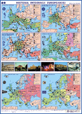 Edukacja Europejska Mapa Ścienna Historia Integracji Europejskiej [MAPA]