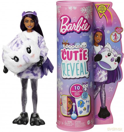 Barbie Cutie Rev Lalka Ast 3 Zimowa Hjm12 Wb4