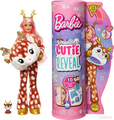 Barbie Cutie Rev Lalka Ast 3 Zimowa Hjm12 Wb4