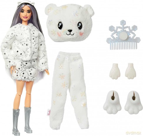 Barbie Cutie Rev Lalka Ast 3 Zimowa Hjm12 Wb4