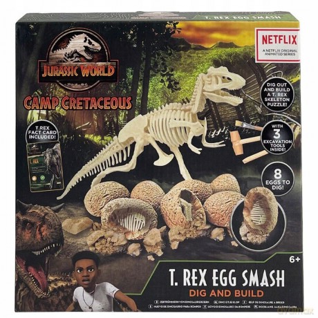 Jurrasic World Camp Cretaceous T-Rex Egg Smah