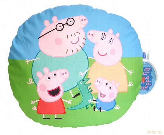 Poduszka kształtka mikrofibra 40x40 Peppa Peppa PP192022