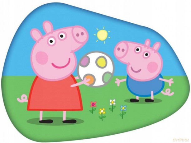 Poduszka kształtka mikrofibra 40x40 Peppa PP192024