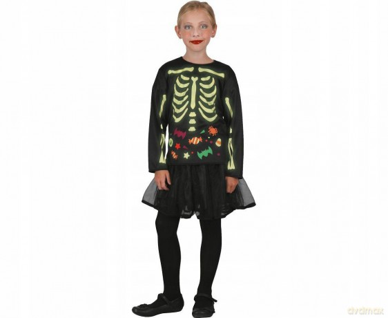 Strój dla dzieci Bluza Szkieletor (bluza świecąca w ciemności), rozm.