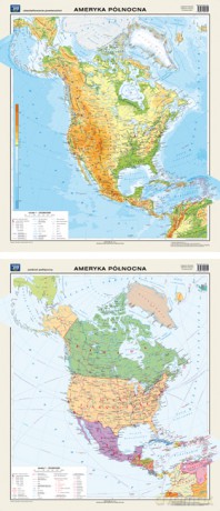 Ameryka Płn Mapa Podręczna [MAPA]