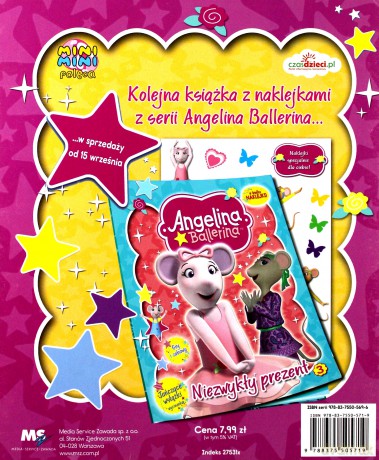 Angelina Ballerina nr 02 Koncert dla przyjaciół [KSIĄŻKA]