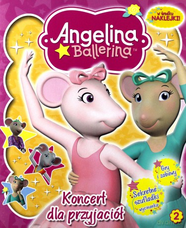 Angelina Ballerina nr 02 Koncert dla przyjaciół [KSIĄŻKA]