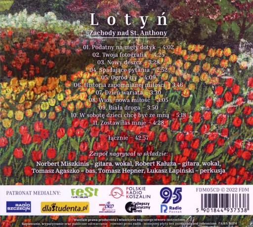 Lotyń: Zachody Nad St. Anthony [CD]