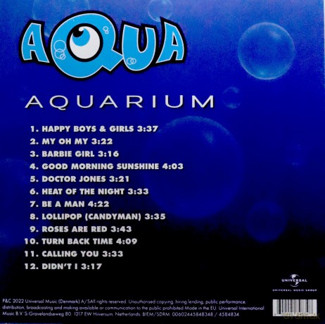 Aqua: Aquarium - 25 Years (Pink) (Limited) [Winyl]