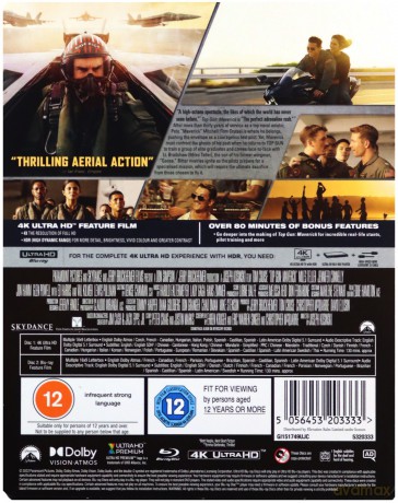 Top Gun: Maverick (Gold) (steelbook) (Gold) [Blu-Ray 4K]+[Blu-Ray]