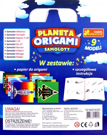 Planeta origami. Samoloty