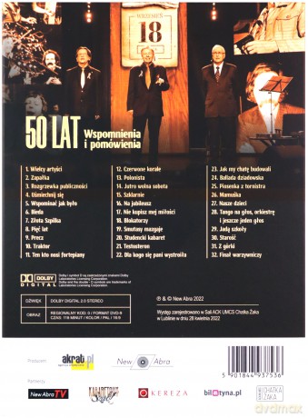 Kabaret TEY: 50 lat Wspomnienia i pomówienia [DVD]