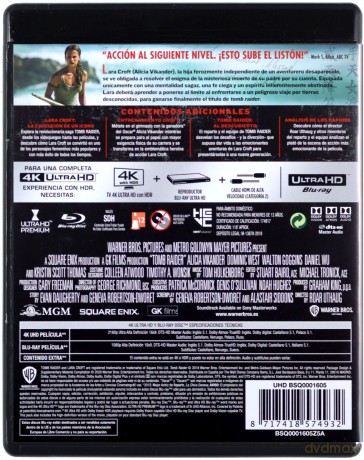 Tomb Raider [Blu-Ray 4K]+[Blu-Ray]