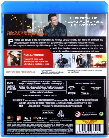 Taken 2 (Uprowadzona 2) [Blu-Ray]