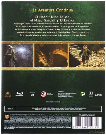 The Hobbit: The Desolation of Smaug (Hobbit: Pustkowie Smauga) [Blu-Ray]