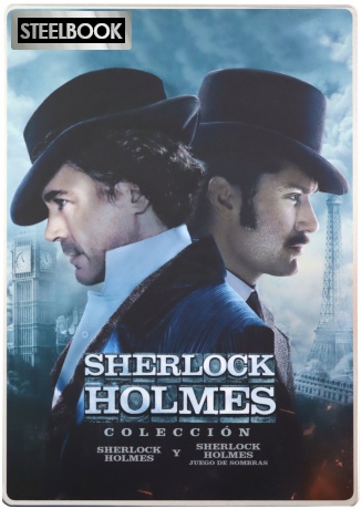 Sherlock Holmes / Sherlock Holmes: A Game of Shadows (Sherlock Holmes / Sherlock Holmes: Gra cieni) (steelbook) [2DVD]