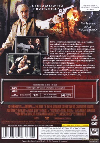 Liga niezwykłych dżentelmenów [DVD]