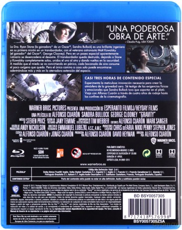 Gravity (Grawitacja) [2xBlu-Ray]