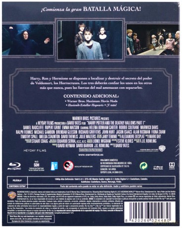 Harry Potter and the Deathly Hallows: Part 1 (Harry Potter i Insygnia Śmierci: Część I) [Blu-Ray]