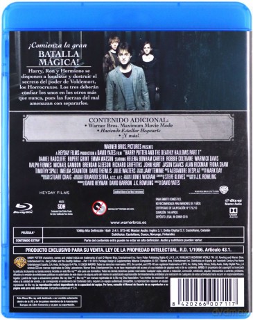 Harry Potter and the Deathly Hallows: Part 1 (Harry Potter i Insygnia Śmierci: Część I) [Blu-Ray]