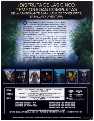 Vikings Season 1-5 (Wikingowie) [21xBlu-Ray]