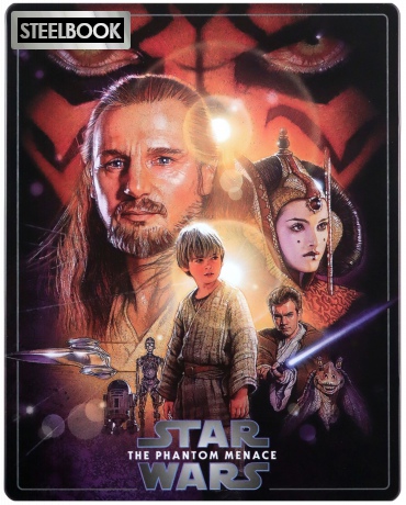Star Wars: Episode I - The Phantom Menace (Gwiezdne wojny: Część I - Mroczne widmo) (steelbook) [2xBlu-Ray]