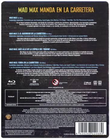 Mad Max Antologia (steelbook) [4xBlu-Ray]