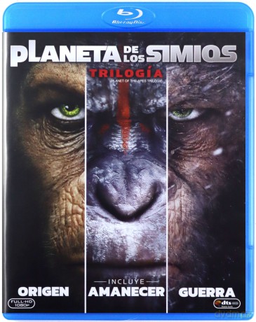 Planet of The Apes Trilogy (Planeta Małp Trylogia) [3xBlu-Ray]